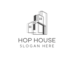 Housing Building Structure logo design