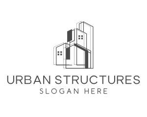 Housing Building Structure logo design