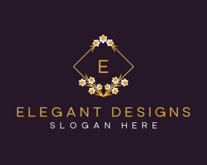 Floral Daffodil Event logo design