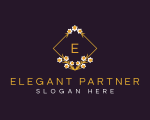 Floral Daffodil Event logo design