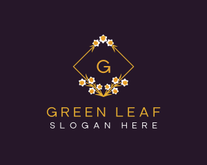 Floral Daffodil Event logo design