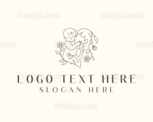 Infant Baby Parenting Logo