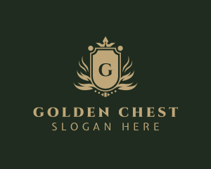 Royal Golden Shield logo design