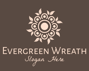 Ornamental Garden Wreath logo design