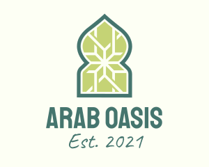 Islamic Window Pattern logo design