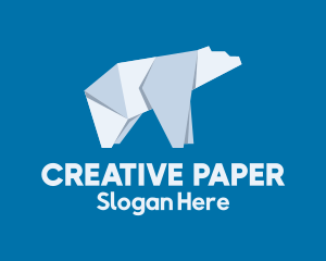 Polar Bear Ice Origami logo