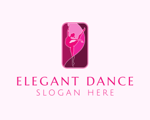 Rhythmic Gymnastics Dance  logo design