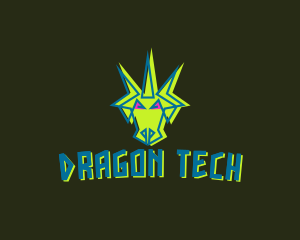 Tough Dragon Monster logo design