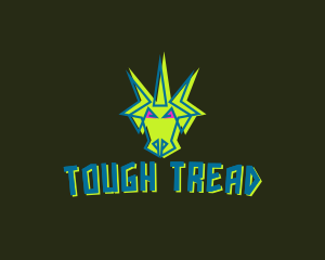 Tough Dragon Monster logo design