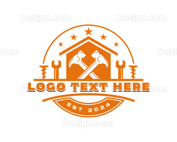 Repair Tools Construction Logo