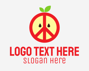 Apple Peace Sign logo