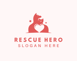 Heart Animal Rescue logo design