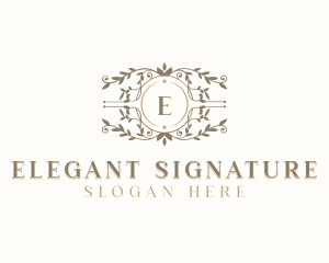 Elegant Beauty Salon logo design