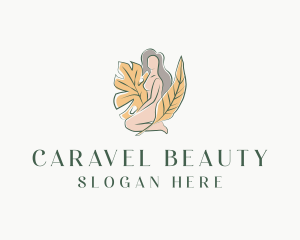 Organic Woman Beauty logo design