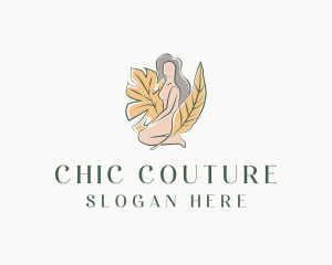 Organic Woman Beauty logo design