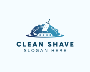 Car Cleaning Wiper logo design