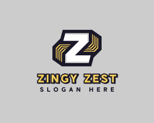 Digital Cyber Technology Letter Z logo design