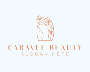 Natural Floral Beauty logo design