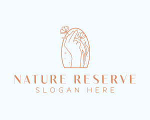 Natural Floral Beauty logo design