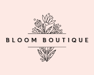 Flower Feminine Bouquet logo