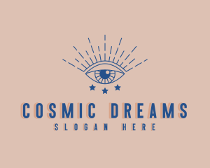 Spiritual Cosmic Eye logo design