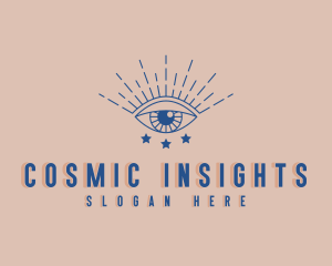 Spiritual Cosmic Eye logo design