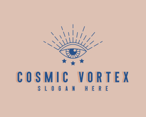 Spiritual Cosmic Eye logo design