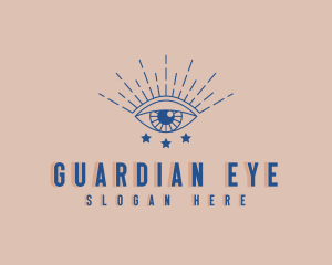 Spiritual Cosmic Eye logo design