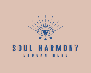 Spiritual Cosmic Eye logo design