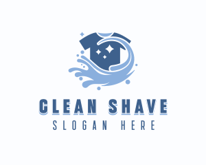 Clothes Cleaning Laundry logo design