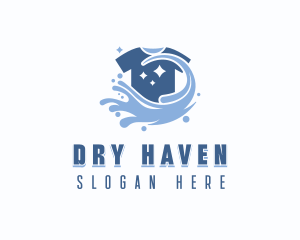 Clothes Cleaning Laundry logo design