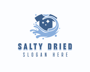 Clothes Cleaning Laundry logo design