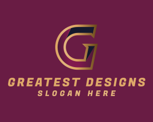 Modern Deluxe Company Letter G logo design