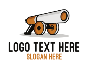 Cigarette Canon logo design