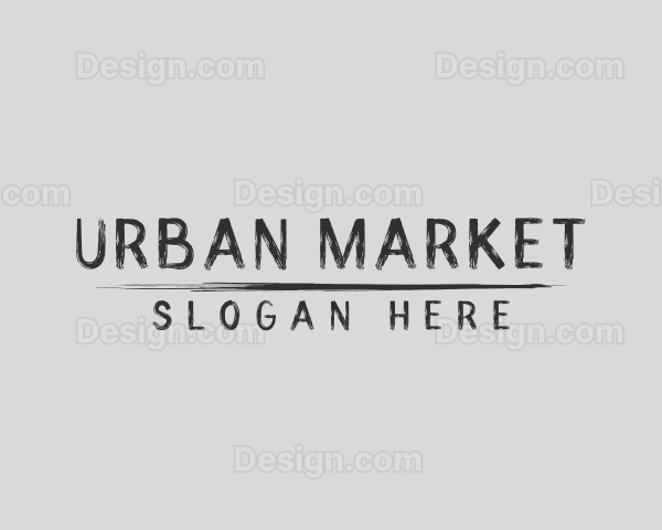 Generic Handwriting Urban Logo