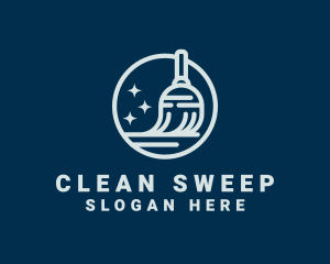 Sweeping Broom Cleaner logo