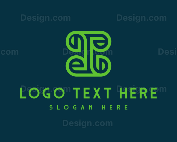 Organic Natural Letter I Logo