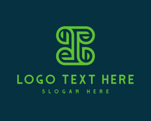 Organic Natural Letter I logo