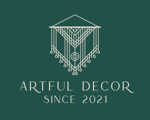 Elegant Macrame Decor  logo design