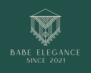 Elegant Macrame Decor  logo design