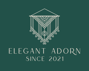 Elegant Macrame Decor  logo design