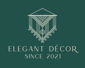 Elegant Macrame Decor  logo design