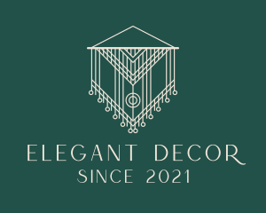 Elegant Macrame Decor  logo design