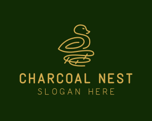 Gold Bird Nest  logo