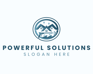 House Hydro Power Wash logo design