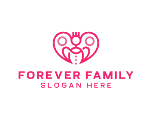 Family Planning Heart logo design