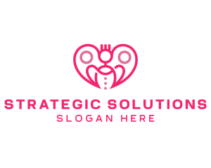 Family Planning Heart logo design