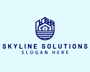 House Building Property logo design