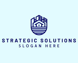 House Building Property logo design