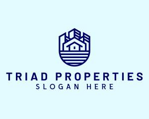 House Building Property logo design